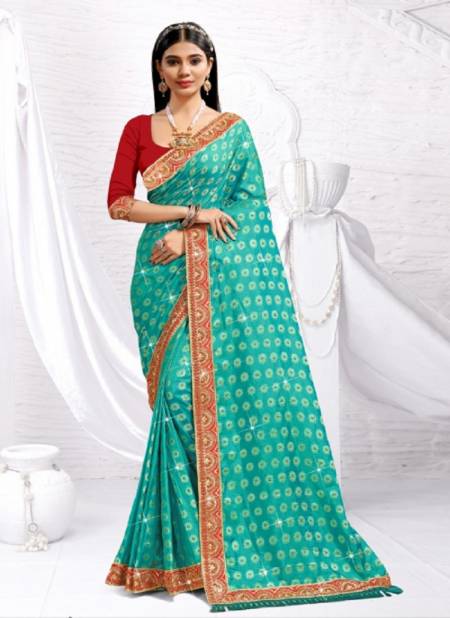 Jacquard saree with ready blouse, fall, pico